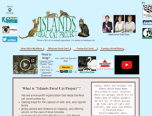 Tablet Screenshot of islandsferalcatproject.org